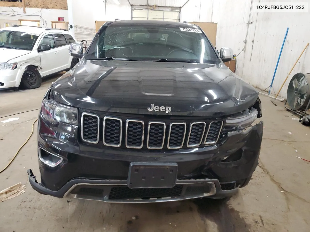 2018 Jeep Grand Cherokee Limited VIN: 1C4RJFBG5JC511222 Lot: 70931414