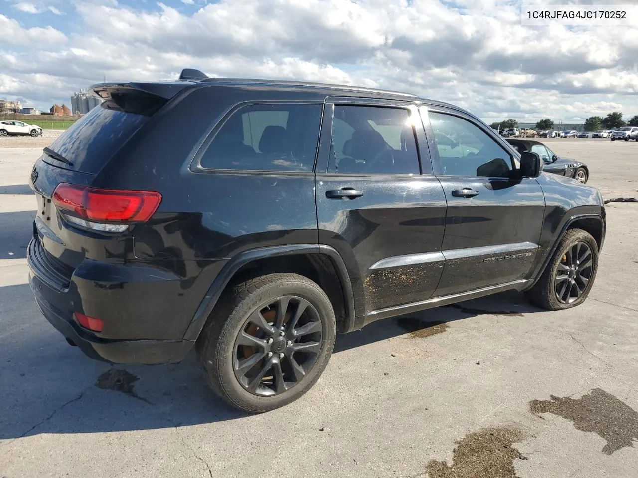 2018 Jeep Grand Cherokee Laredo VIN: 1C4RJFAG4JC170252 Lot: 70989554