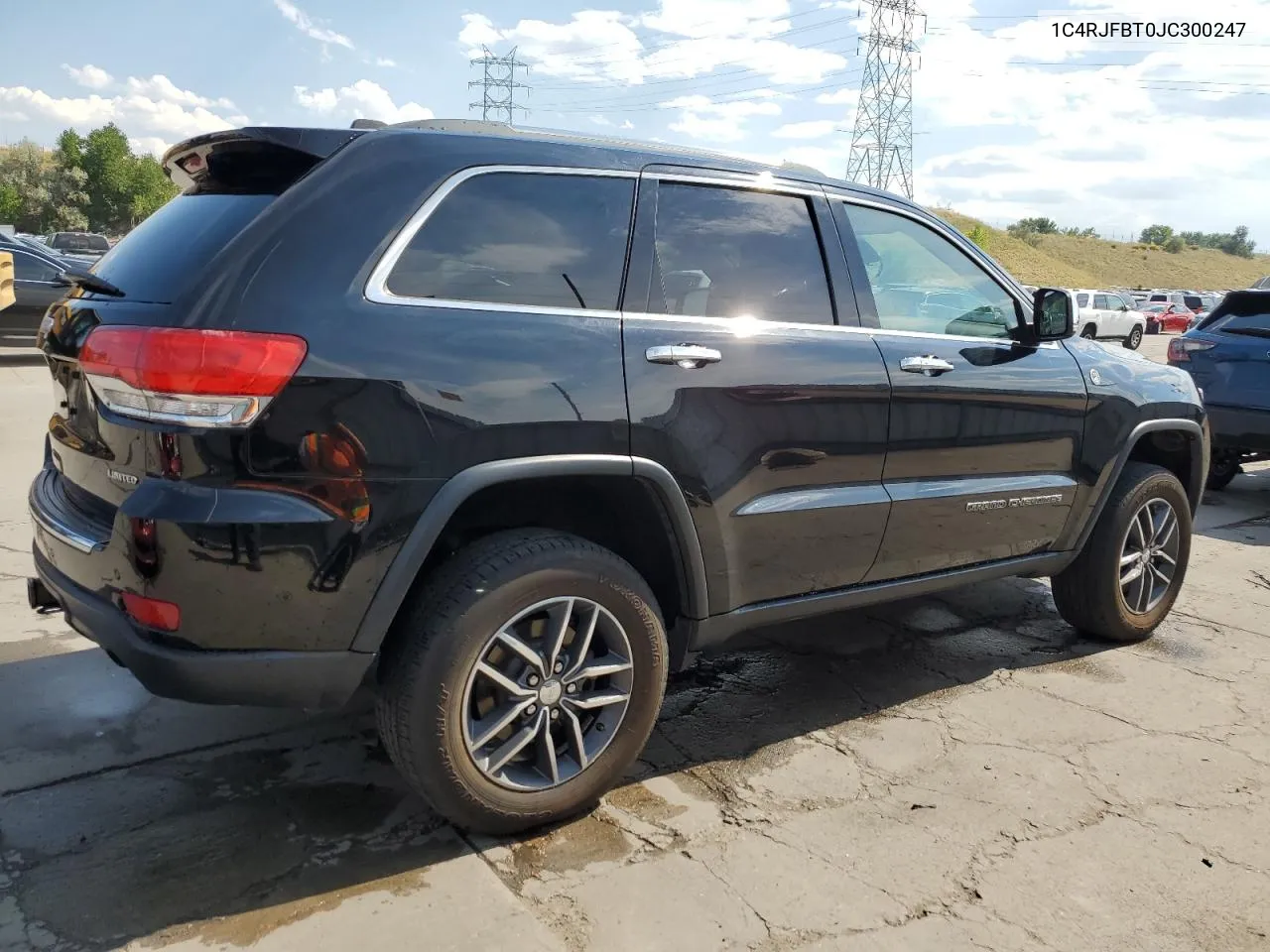 2018 Jeep Grand Cherokee Limited VIN: 1C4RJFBT0JC300247 Lot: 71013334