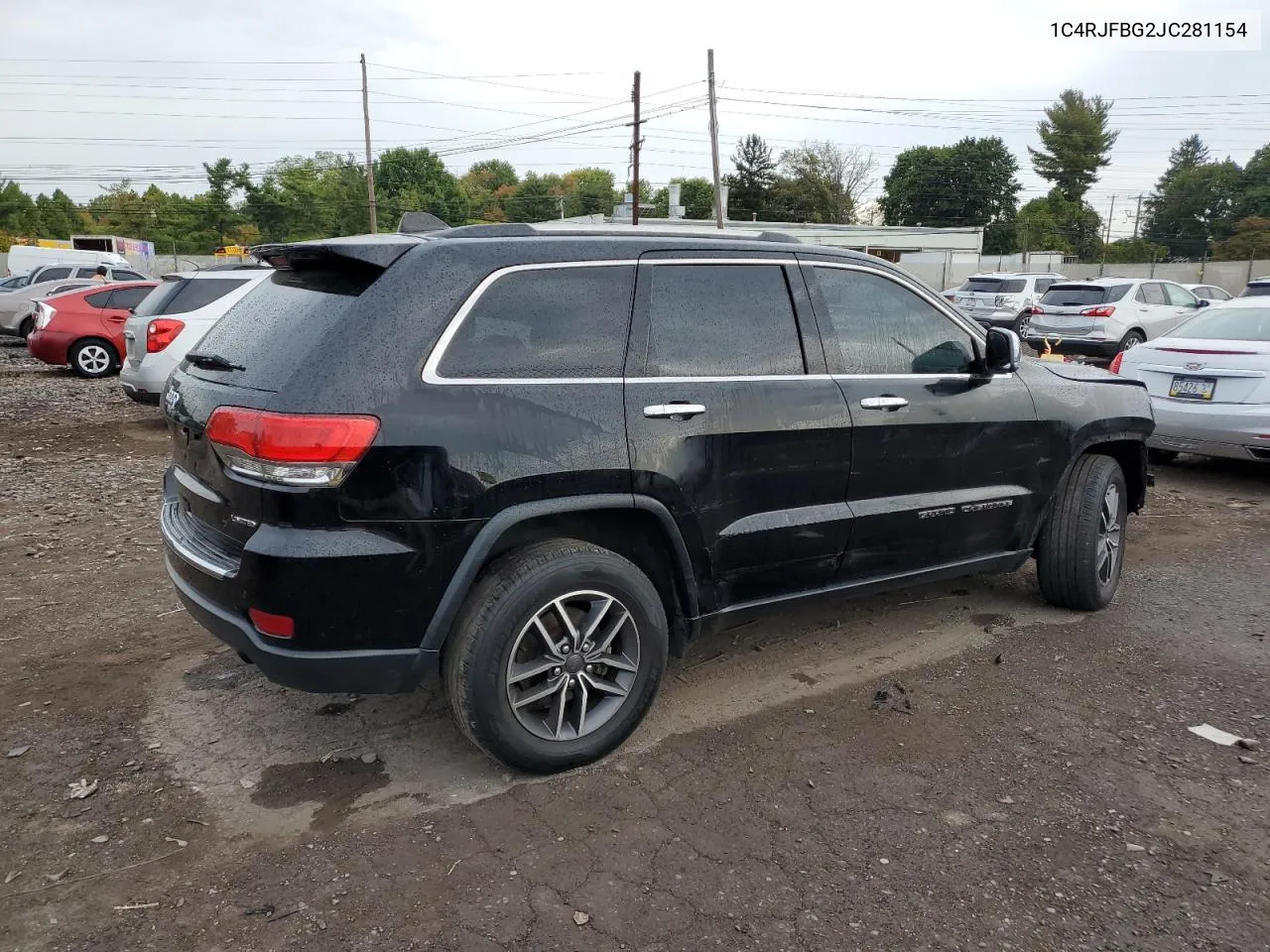 2018 Jeep Grand Cherokee Limited VIN: 1C4RJFBG2JC281154 Lot: 71263074