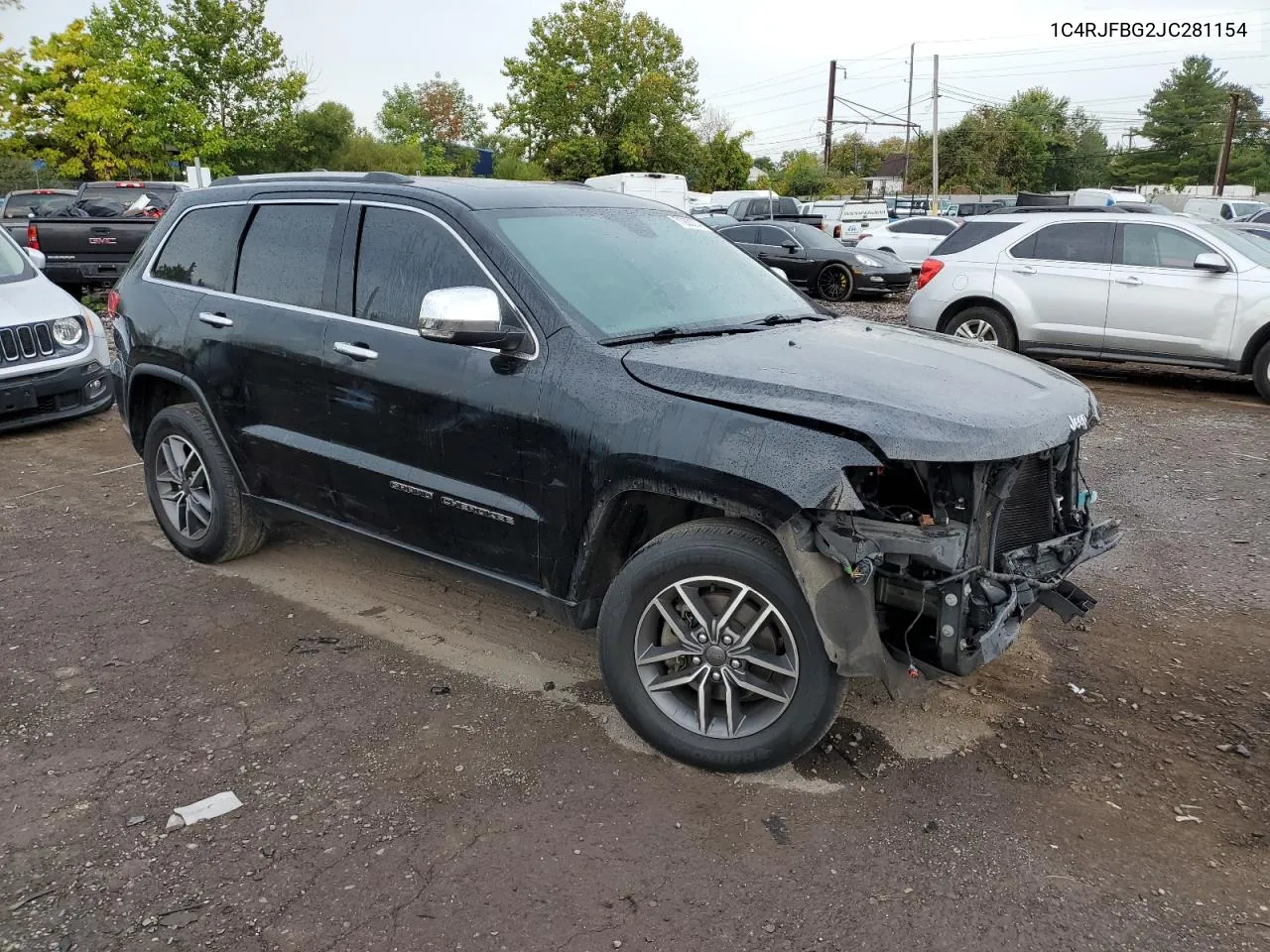 2018 Jeep Grand Cherokee Limited VIN: 1C4RJFBG2JC281154 Lot: 71263074