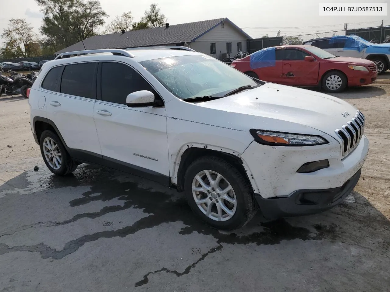 2018 Jeep Cherokee Latitude Plus VIN: 1C4PJLLB7JD587513 Lot: 71270724