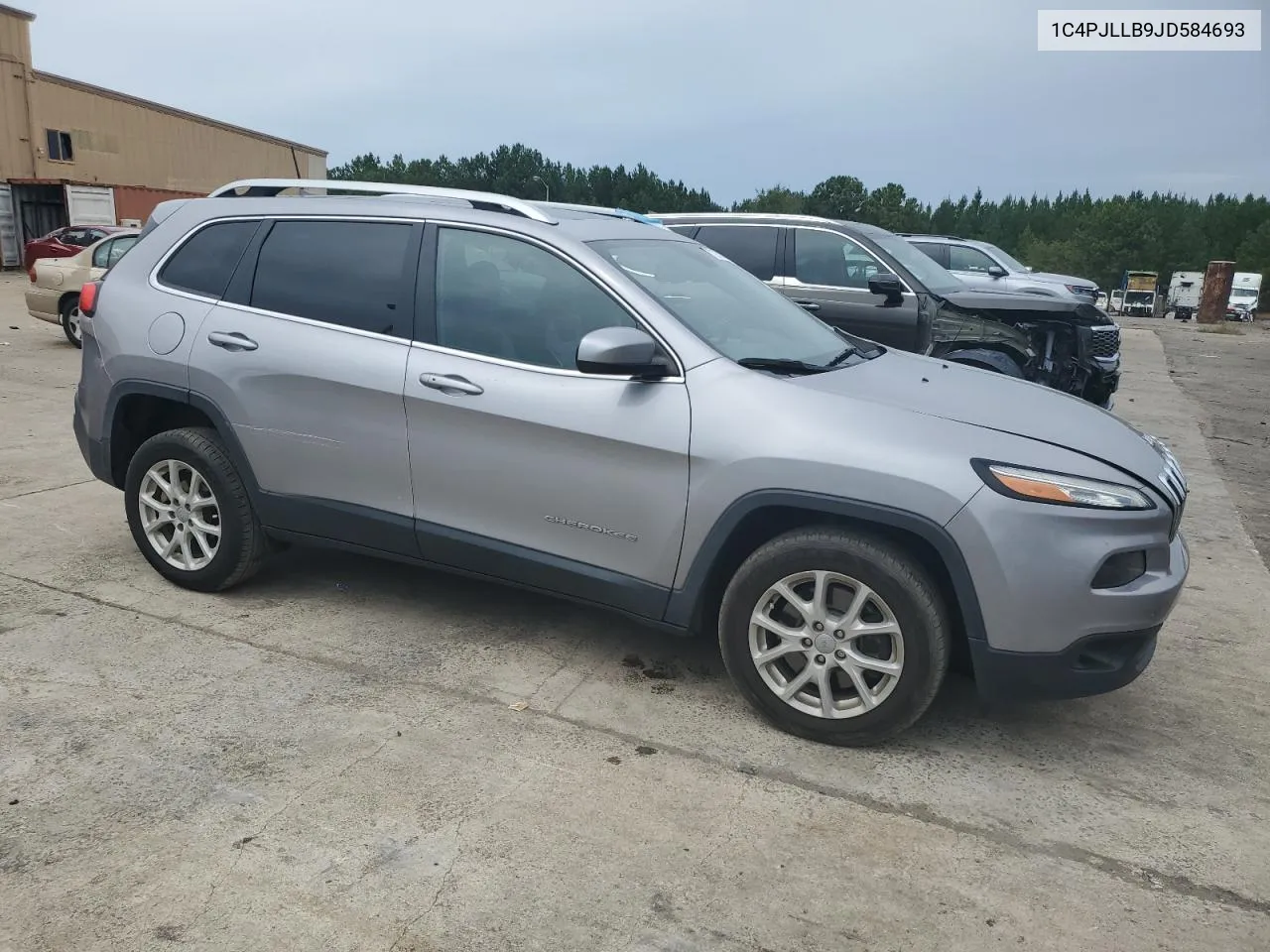 2018 Jeep Cherokee Latitude Plus VIN: 1C4PJLLB9JD584693 Lot: 71277144