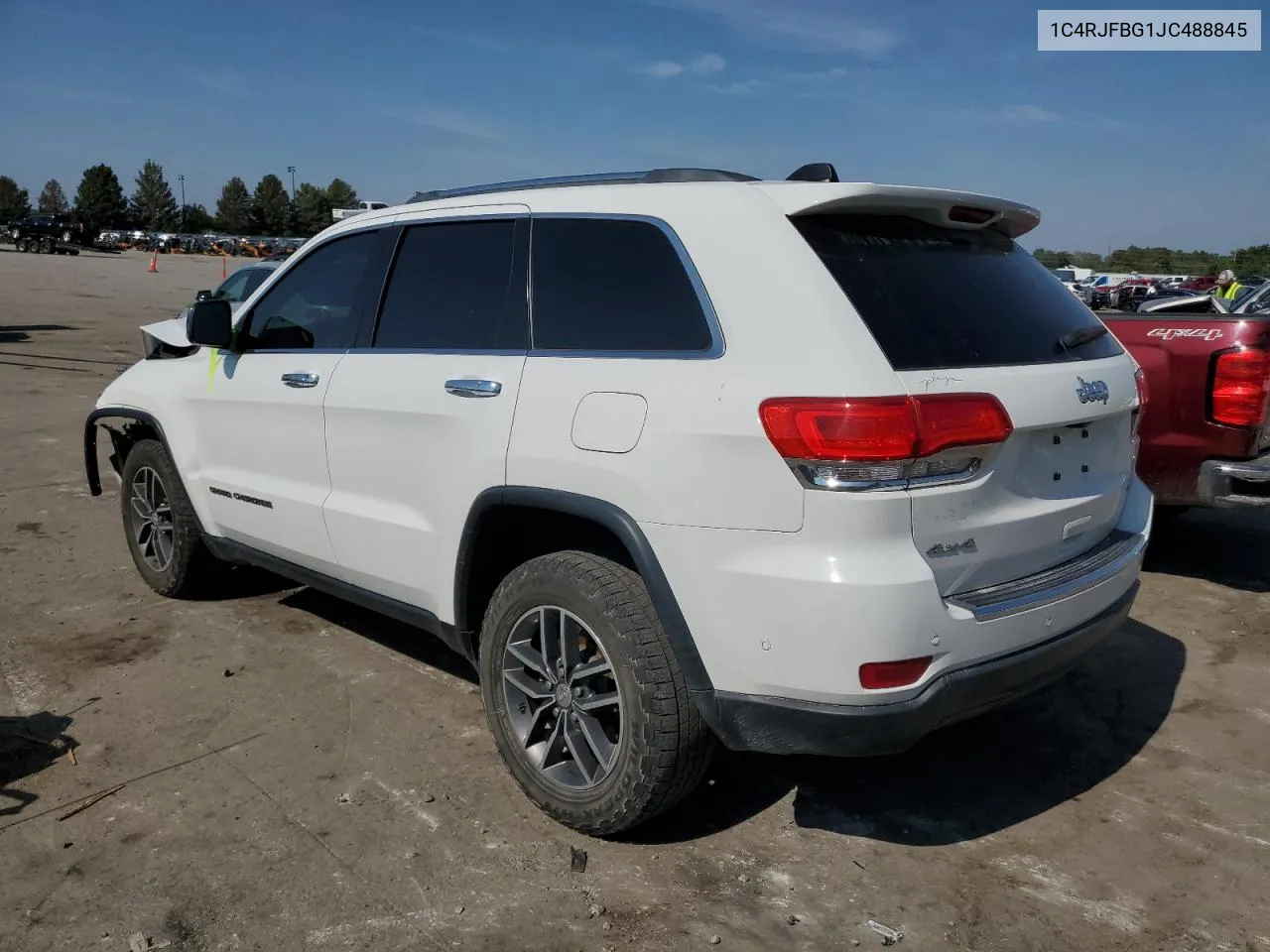 2018 Jeep Grand Cherokee Limited VIN: 1C4RJFBG1JC488845 Lot: 71356994