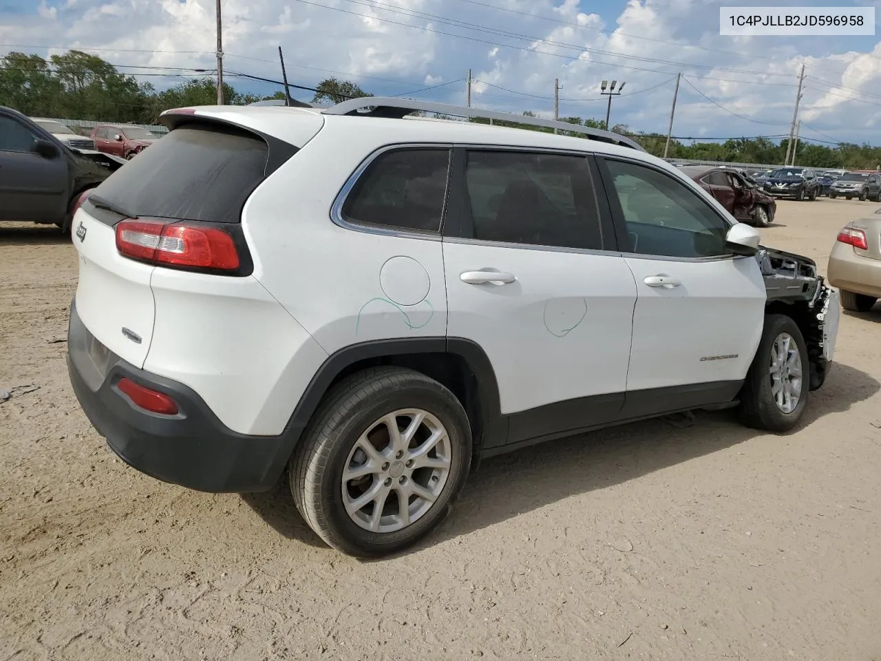 2018 Jeep Cherokee Latitude Plus VIN: 1C4PJLLB2JD596958 Lot: 71357414