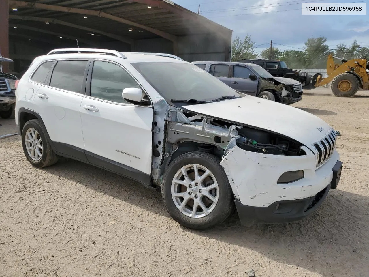 2018 Jeep Cherokee Latitude Plus VIN: 1C4PJLLB2JD596958 Lot: 71357414