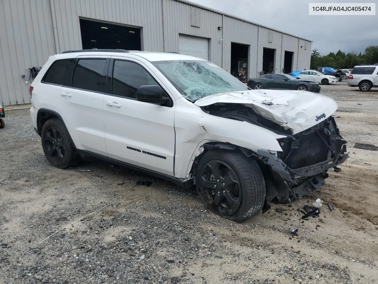 2018 Jeep Grand Cherokee Laredo VIN: 1C4RJFAG4JC405474 Lot: 71384374