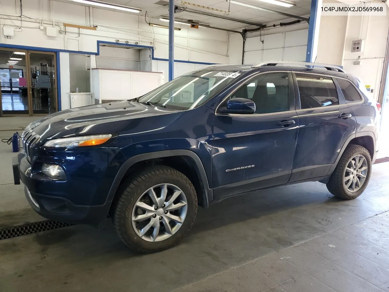 2018 Jeep Cherokee Limited VIN: 1C4PJMDX2JD569968 Lot: 71403914