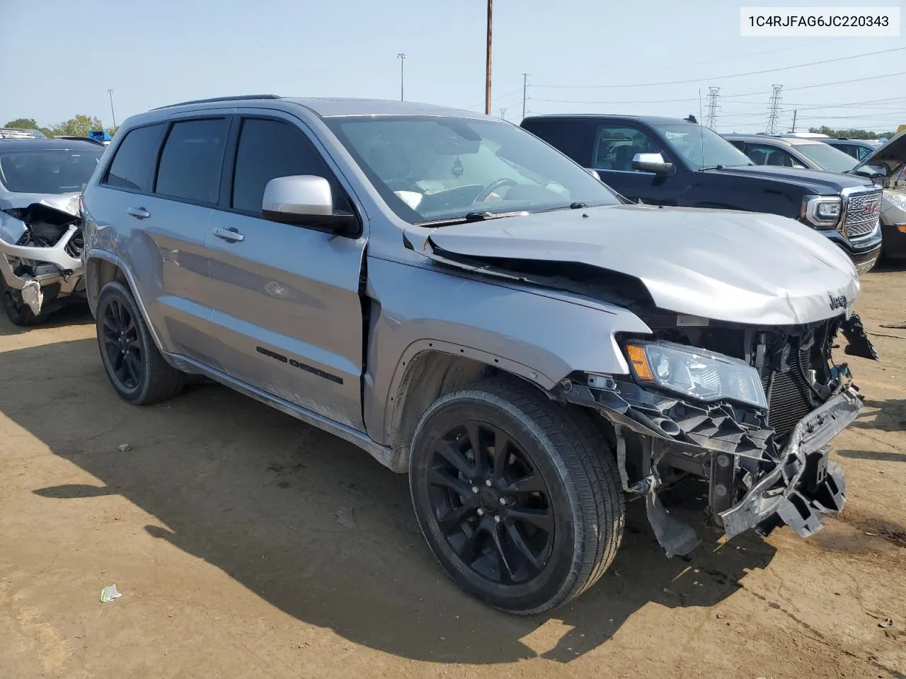 2018 Jeep Grand Cherokee Laredo VIN: 1C4RJFAG6JC220343 Lot: 71483034