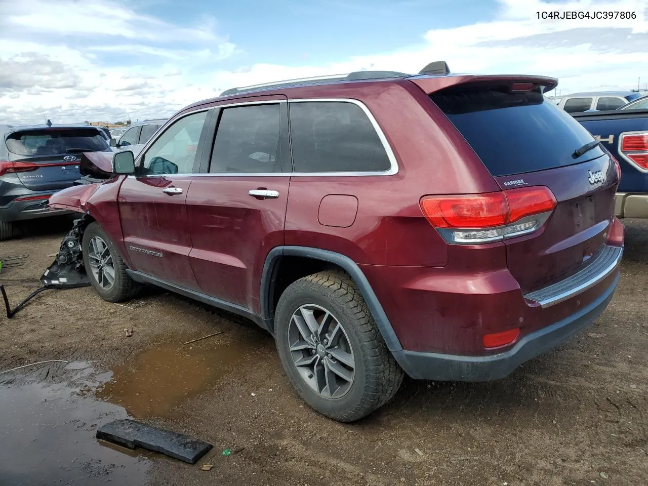 2018 Jeep Grand Cherokee Limited VIN: 1C4RJEBG4JC397806 Lot: 71530194