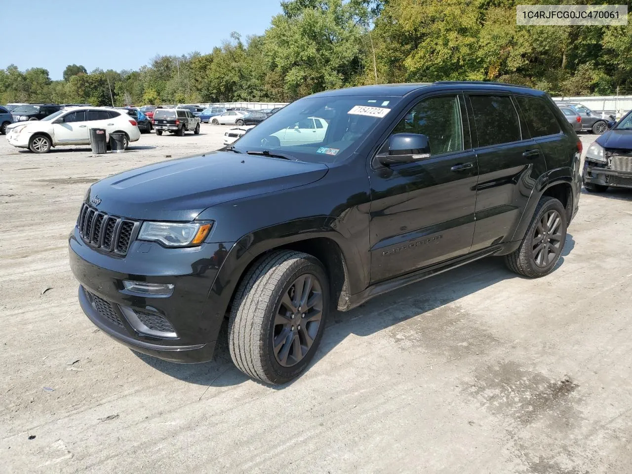 2018 Jeep Grand Cherokee Overland VIN: 1C4RJFCG0JC470061 Lot: 71547224