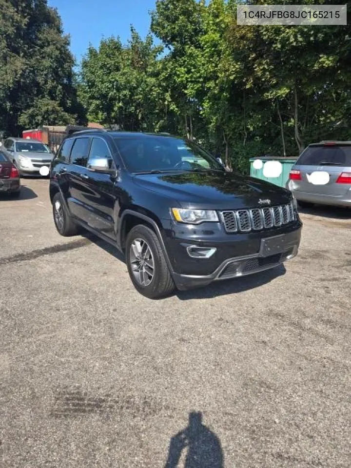 2018 Jeep Grand Cherokee Limited VIN: 1C4RJFBG8JC165215 Lot: 71634814