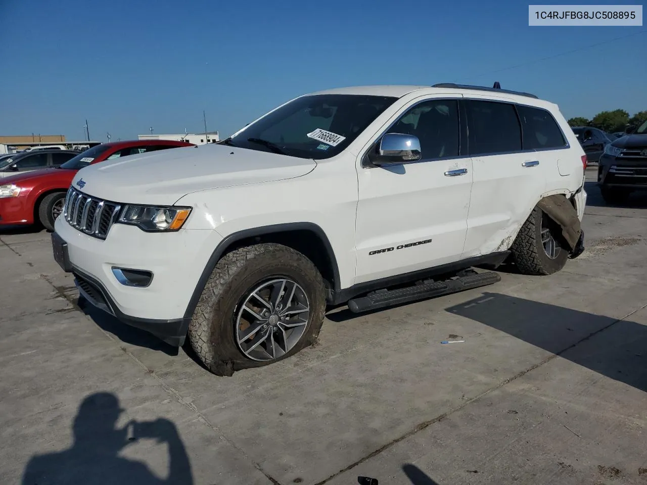 2018 Jeep Grand Cherokee Limited VIN: 1C4RJFBG8JC508895 Lot: 71668904