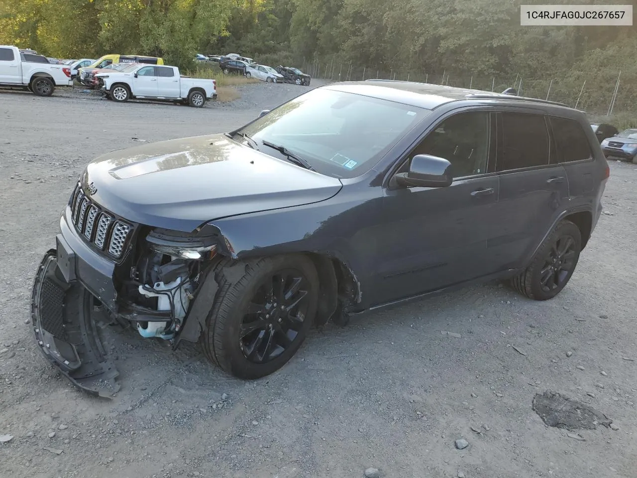 2018 Jeep Grand Cherokee Laredo VIN: 1C4RJFAG0JC267657 Lot: 71676714