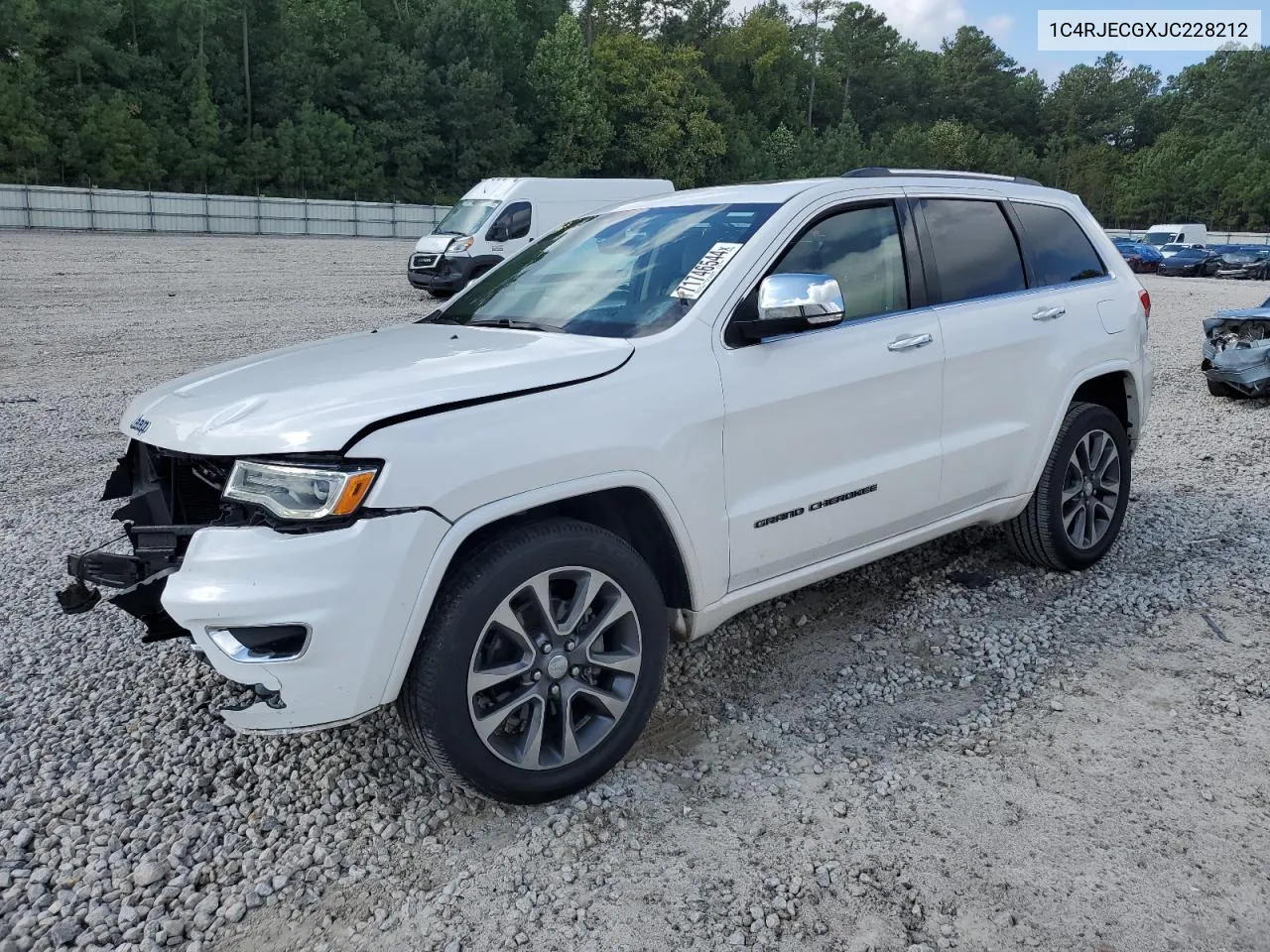 2018 Jeep Grand Cherokee Overland VIN: 1C4RJECGXJC228212 Lot: 71746544