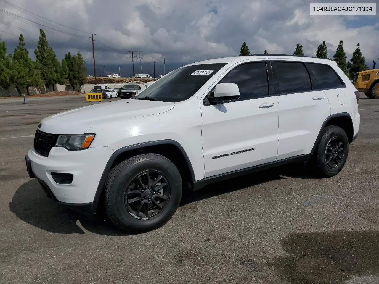 2018 Jeep Grand Cherokee Laredo VIN: 1C4RJEAG4JC171394 Lot: 71761464