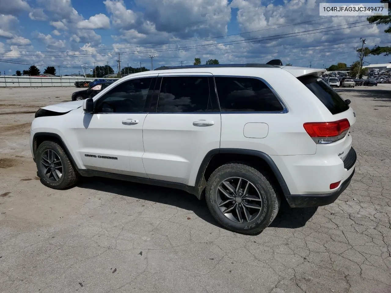 2018 Jeep Grand Cherokee Laredo VIN: 1C4RJFAG3JC349477 Lot: 71763074