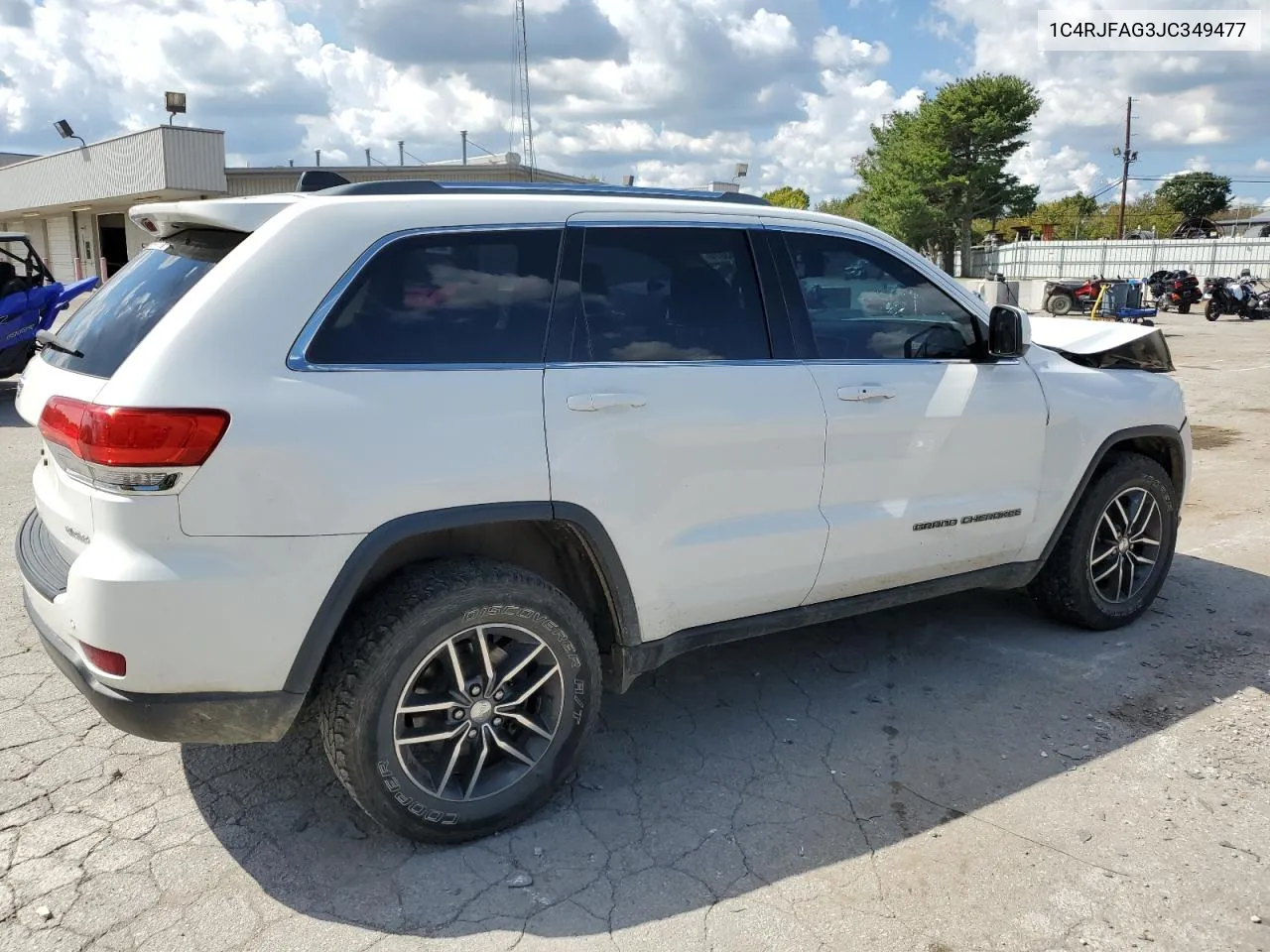 2018 Jeep Grand Cherokee Laredo VIN: 1C4RJFAG3JC349477 Lot: 71763074