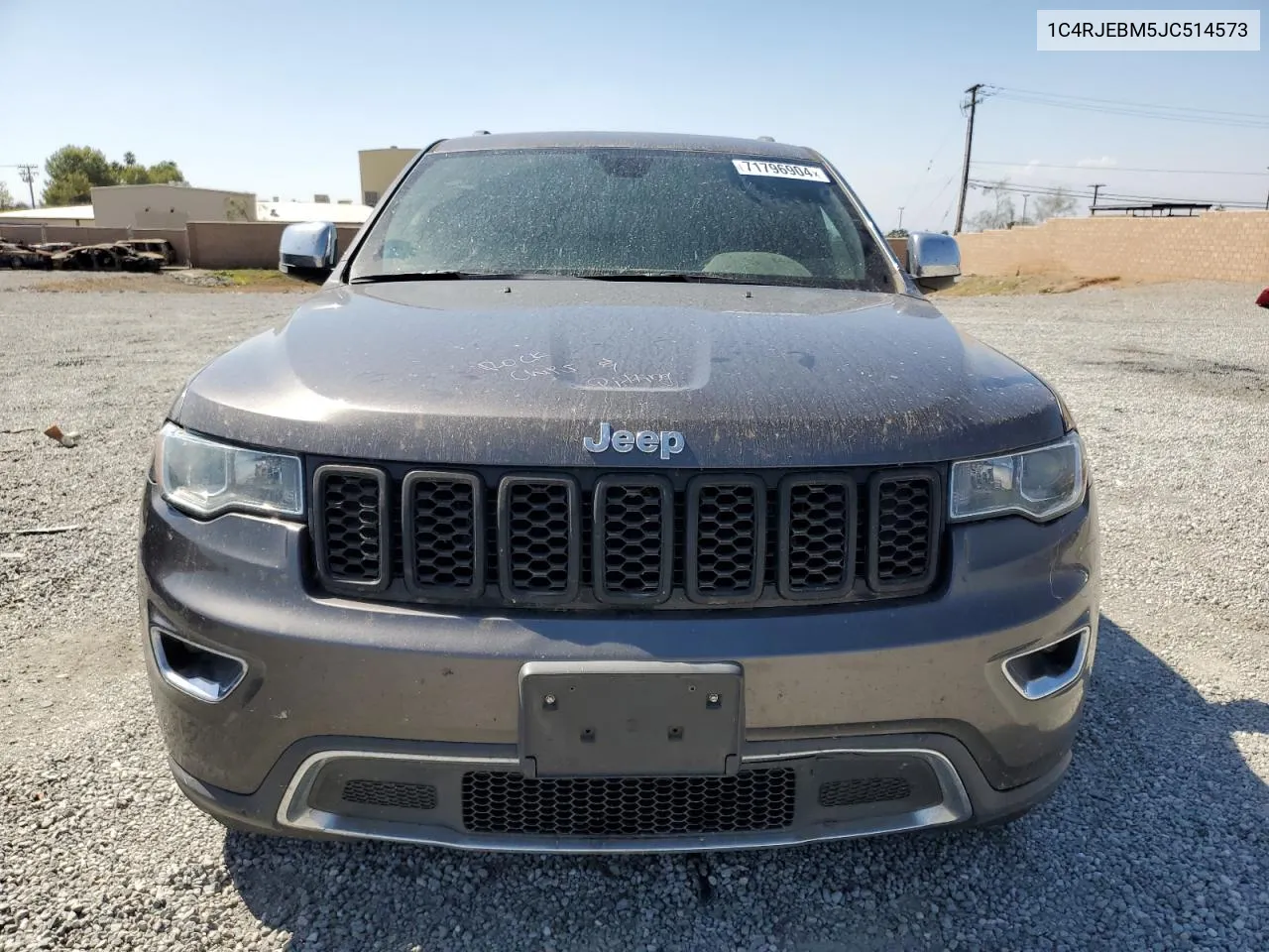 1C4RJEBM5JC514573 2018 Jeep Grand Cherokee Limited