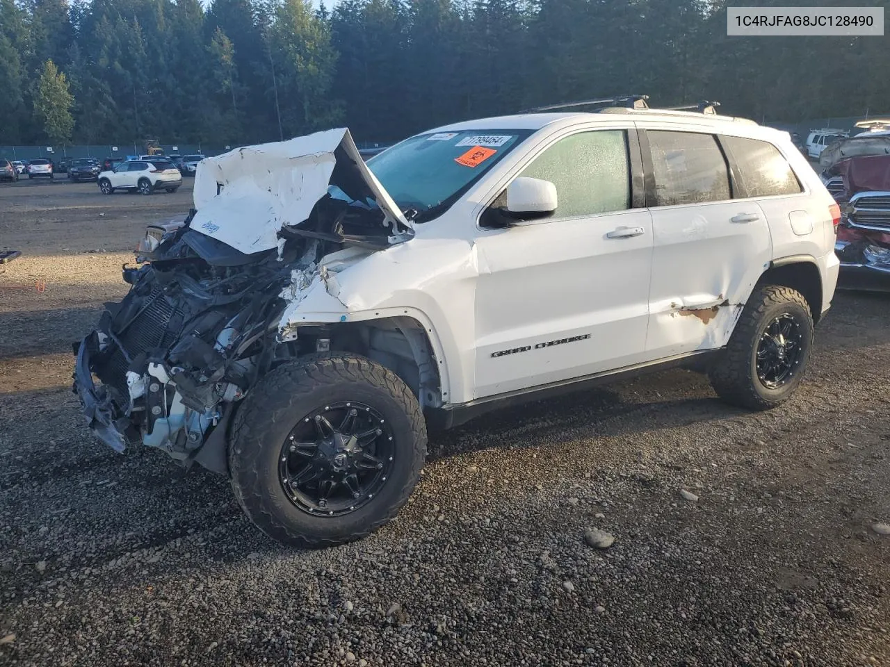 2018 Jeep Grand Cherokee Laredo VIN: 1C4RJFAG8JC128490 Lot: 71799464