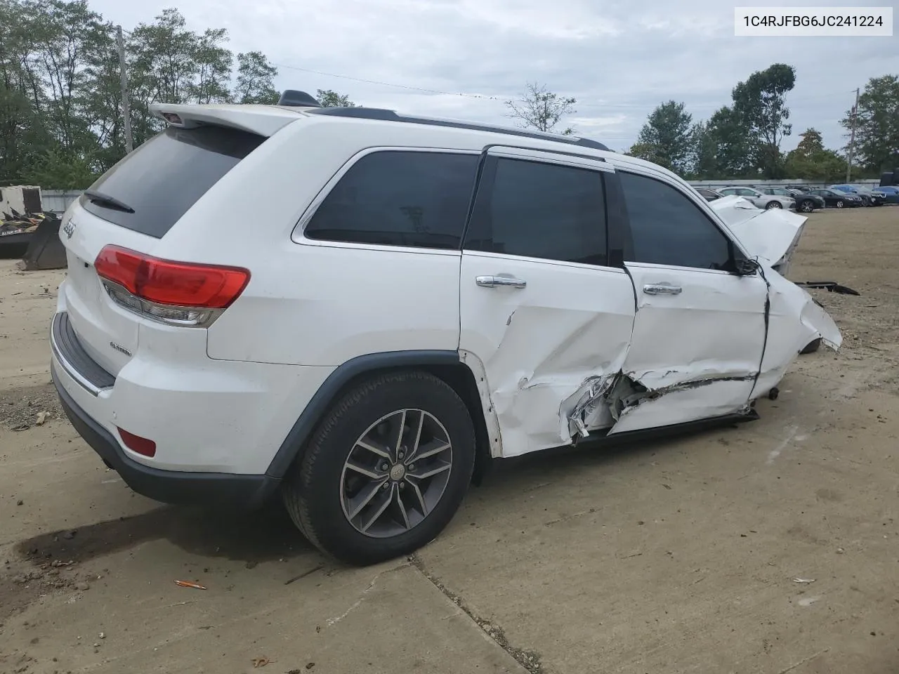 2018 Jeep Grand Cherokee Limited VIN: 1C4RJFBG6JC241224 Lot: 71893294