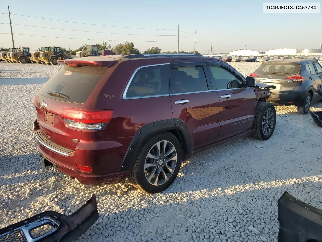 2018 Jeep Grand Cherokee Overland VIN: 1C4RJFCT3JC453784 Lot: 71921944