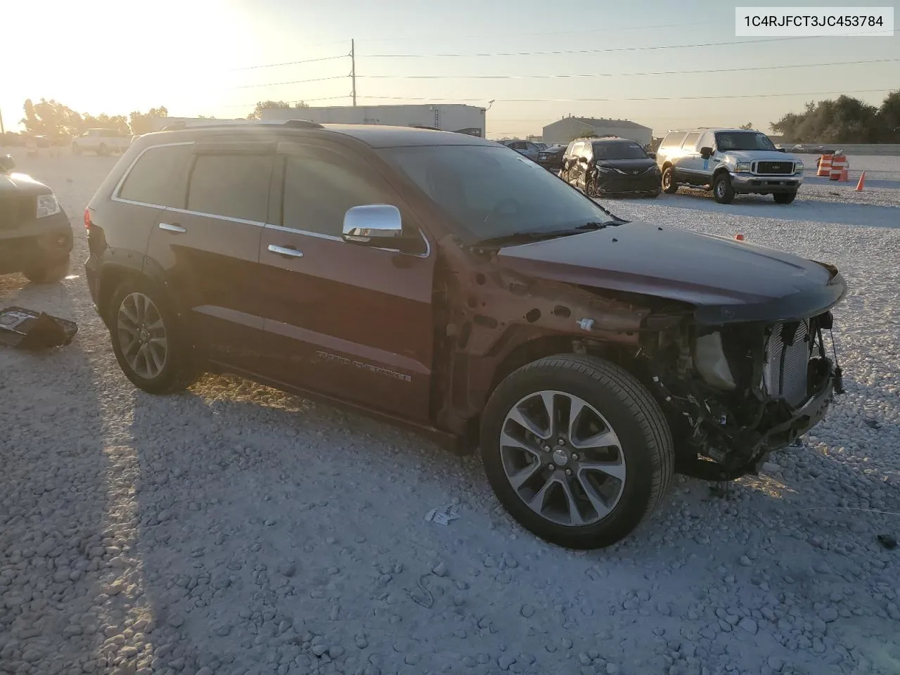 2018 Jeep Grand Cherokee Overland VIN: 1C4RJFCT3JC453784 Lot: 71921944