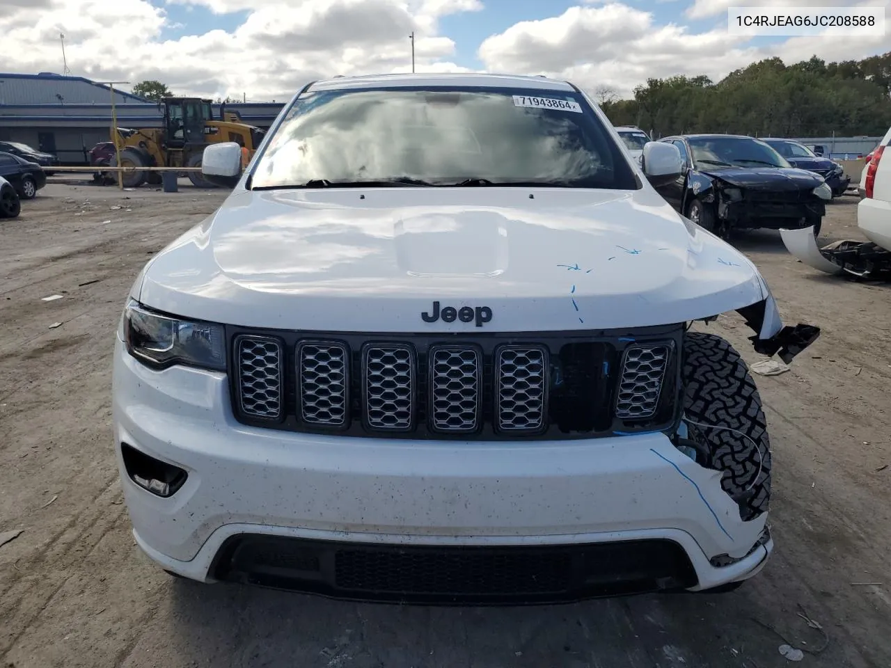 2018 Jeep Grand Cherokee Laredo VIN: 1C4RJEAG6JC208588 Lot: 71943864