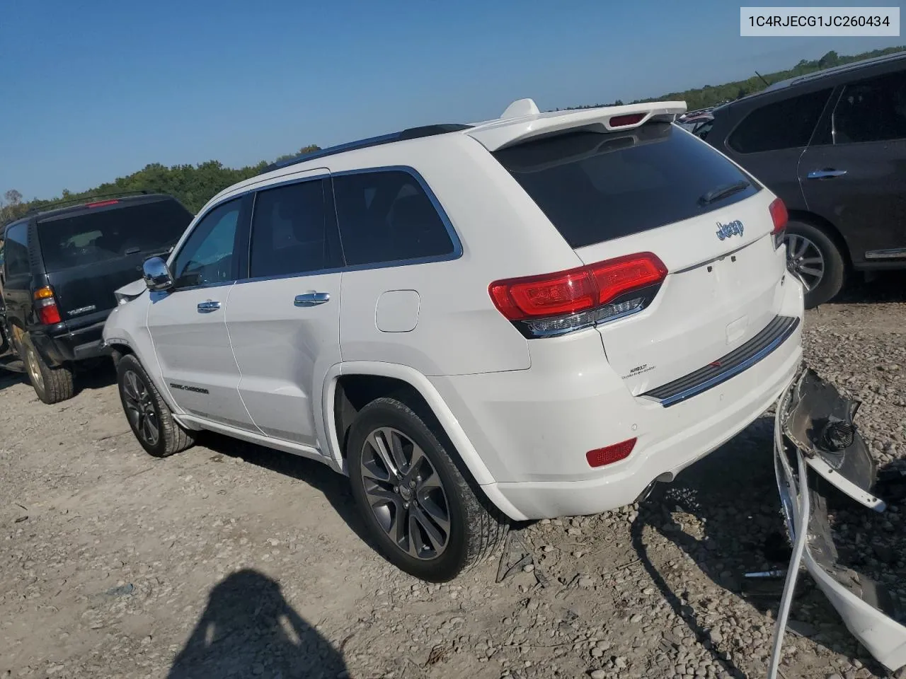 2018 Jeep Grand Cherokee Overland VIN: 1C4RJECG1JC260434 Lot: 71978164