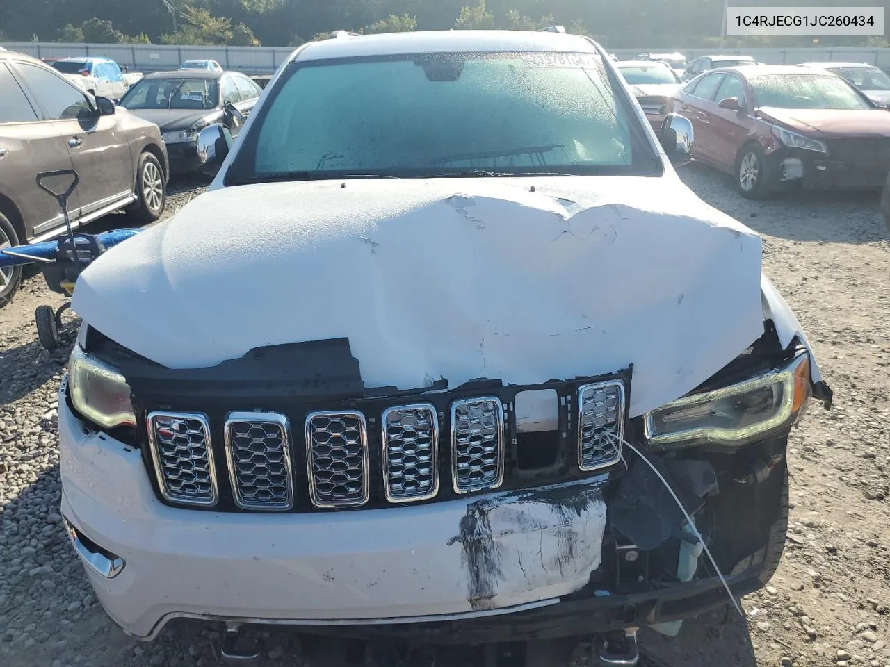 1C4RJECG1JC260434 2018 Jeep Grand Cherokee Overland