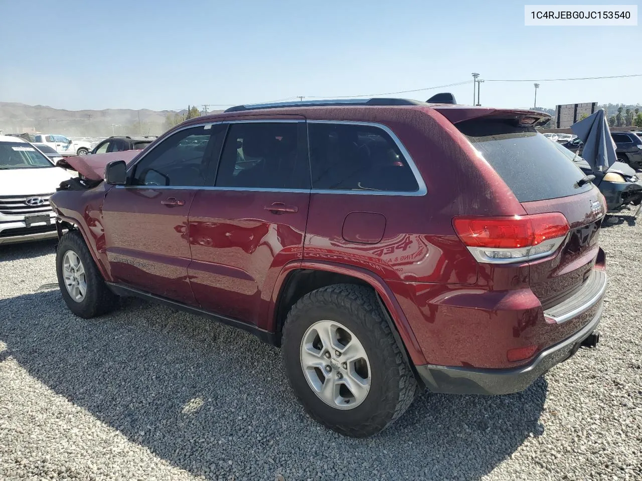 2018 Jeep Grand Cherokee Limited VIN: 1C4RJEBG0JC153540 Lot: 72035384