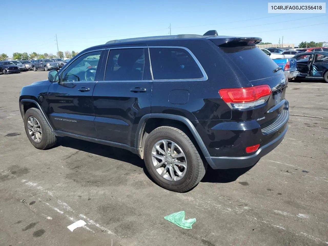 2018 Jeep Grand Cherokee Laredo VIN: 1C4RJFAG0JC356418 Lot: 72072344