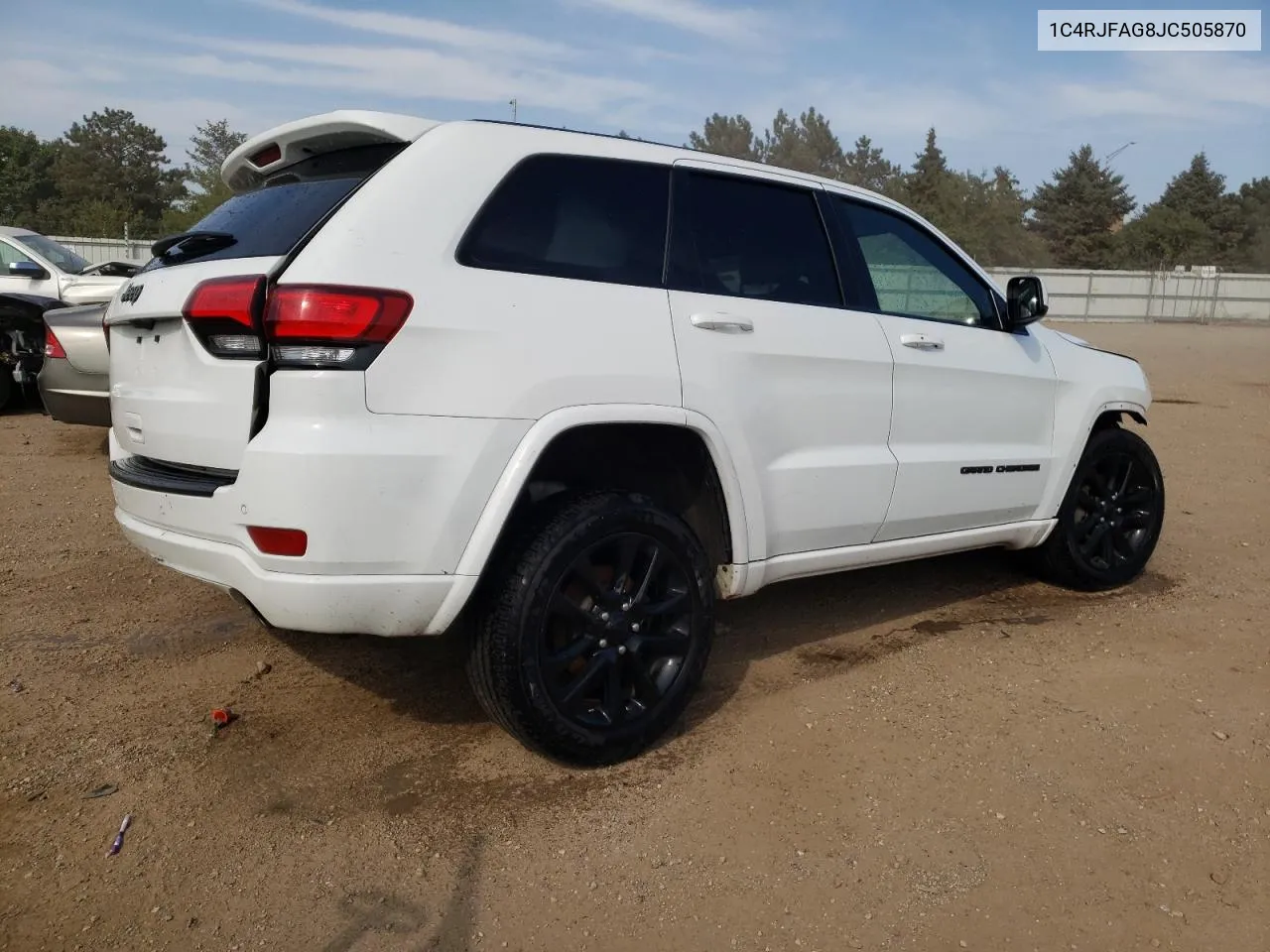 2018 Jeep Grand Cherokee Laredo VIN: 1C4RJFAG8JC505870 Lot: 72147944