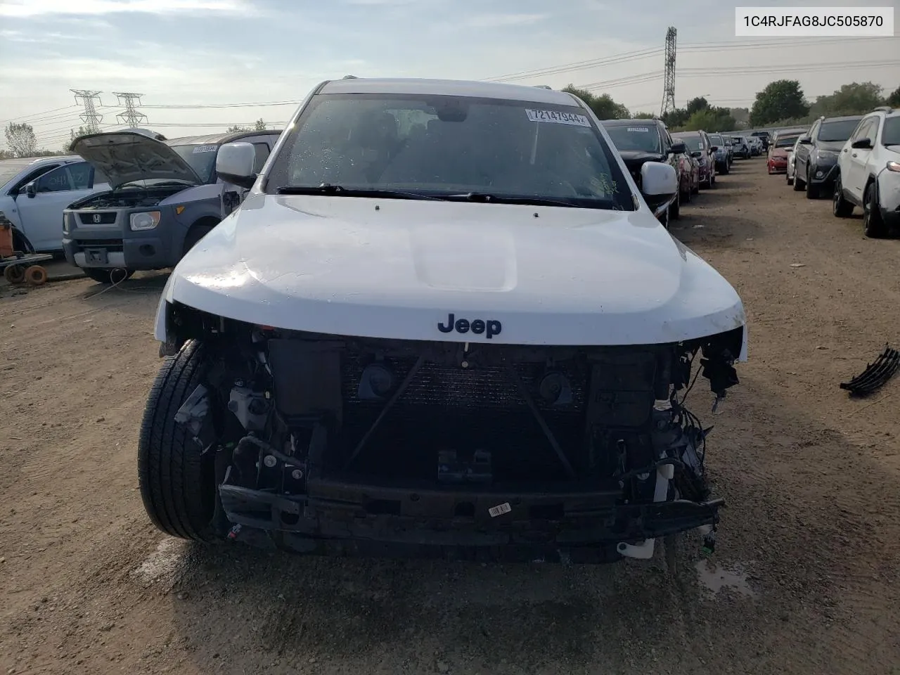 1C4RJFAG8JC505870 2018 Jeep Grand Cherokee Laredo