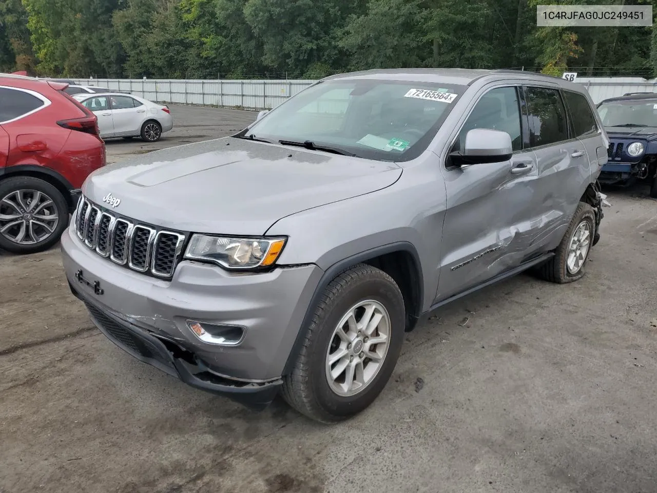 1C4RJFAG0JC249451 2018 Jeep Grand Cherokee Laredo