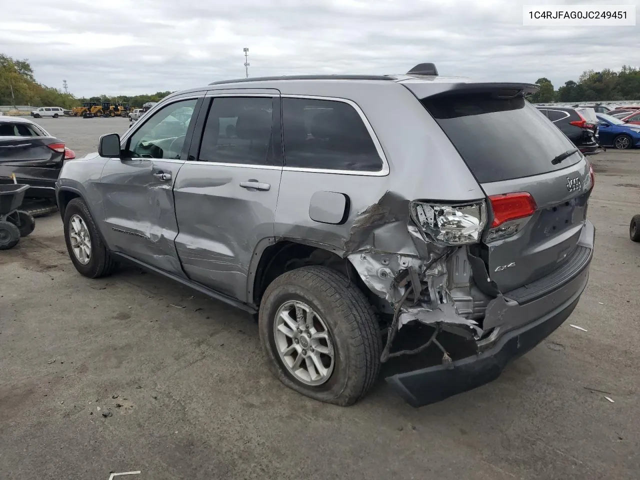 2018 Jeep Grand Cherokee Laredo VIN: 1C4RJFAG0JC249451 Lot: 72165564