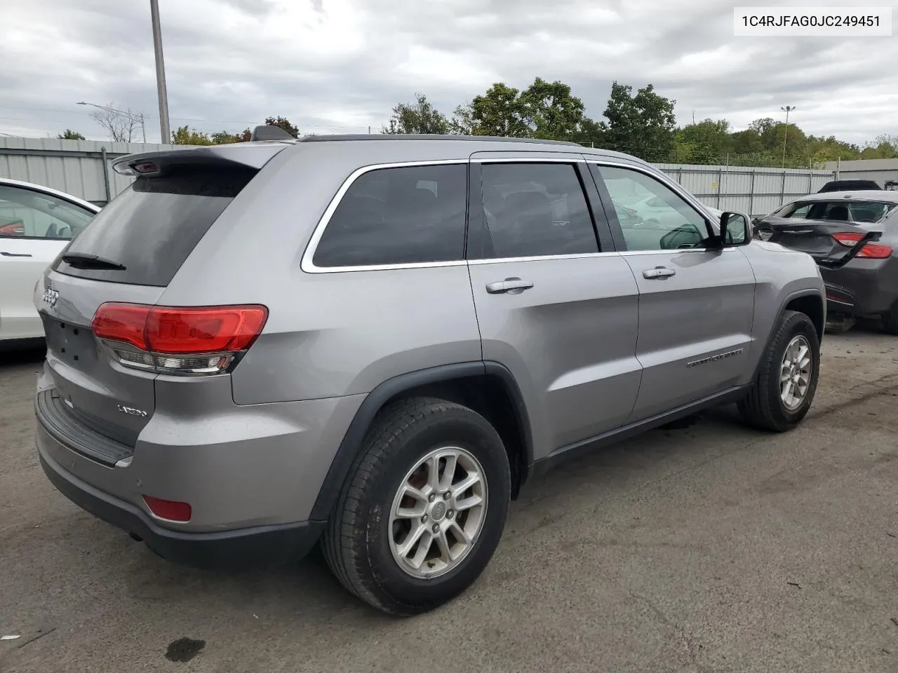 2018 Jeep Grand Cherokee Laredo VIN: 1C4RJFAG0JC249451 Lot: 72165564