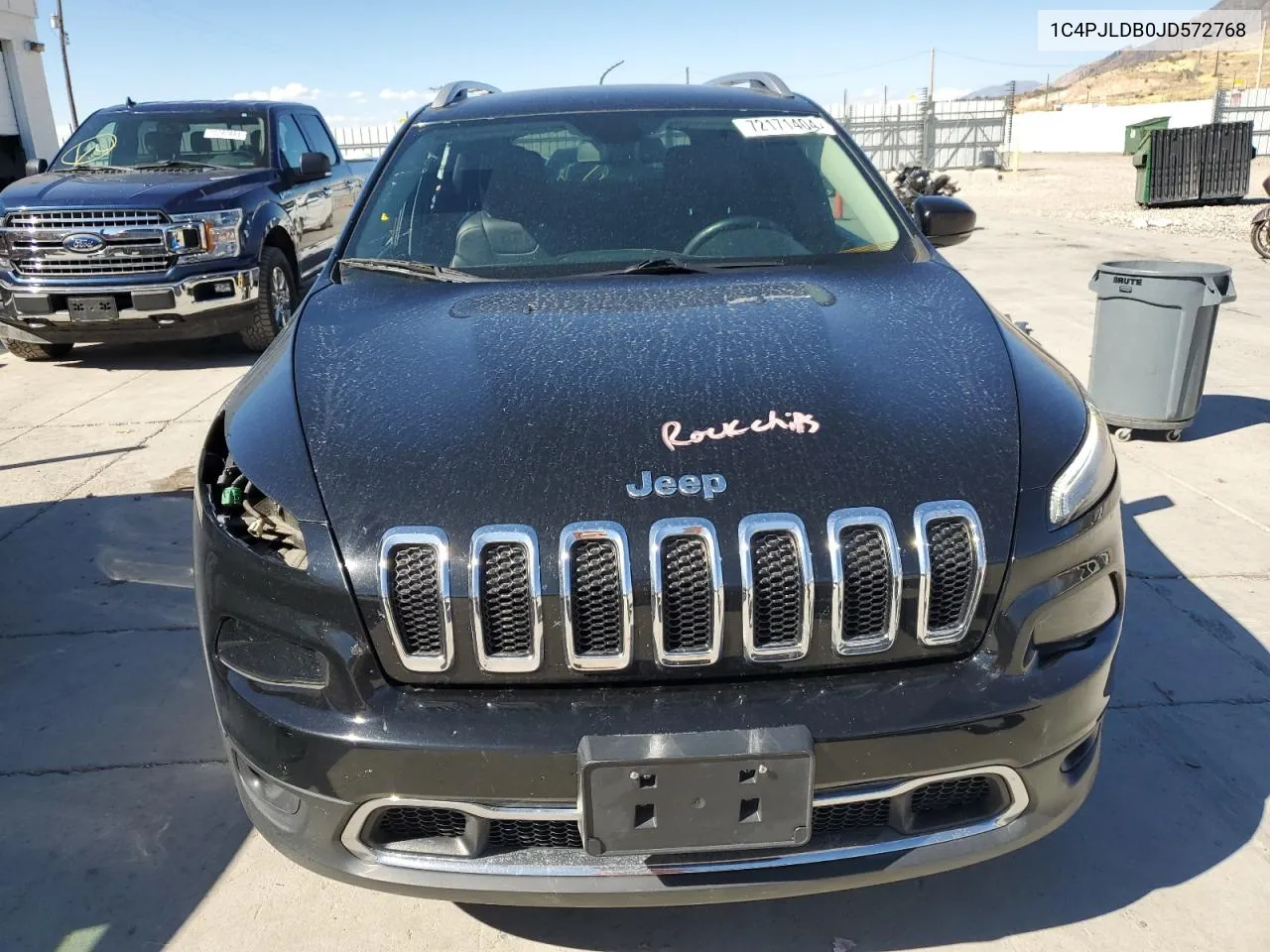 2018 Jeep Cherokee Limited VIN: 1C4PJLDB0JD572768 Lot: 72171404