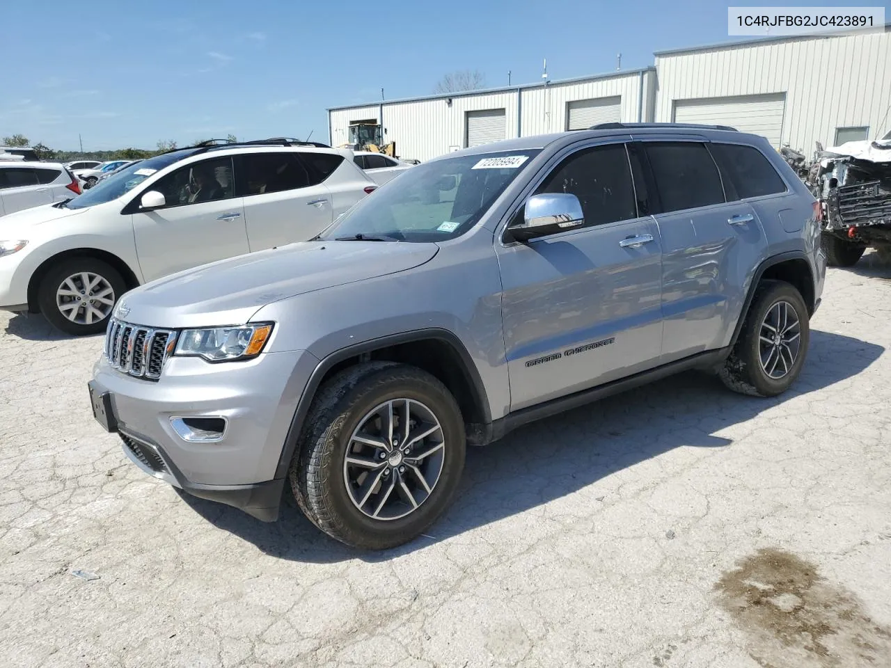 2018 Jeep Grand Cherokee Limited VIN: 1C4RJFBG2JC423891 Lot: 72205994