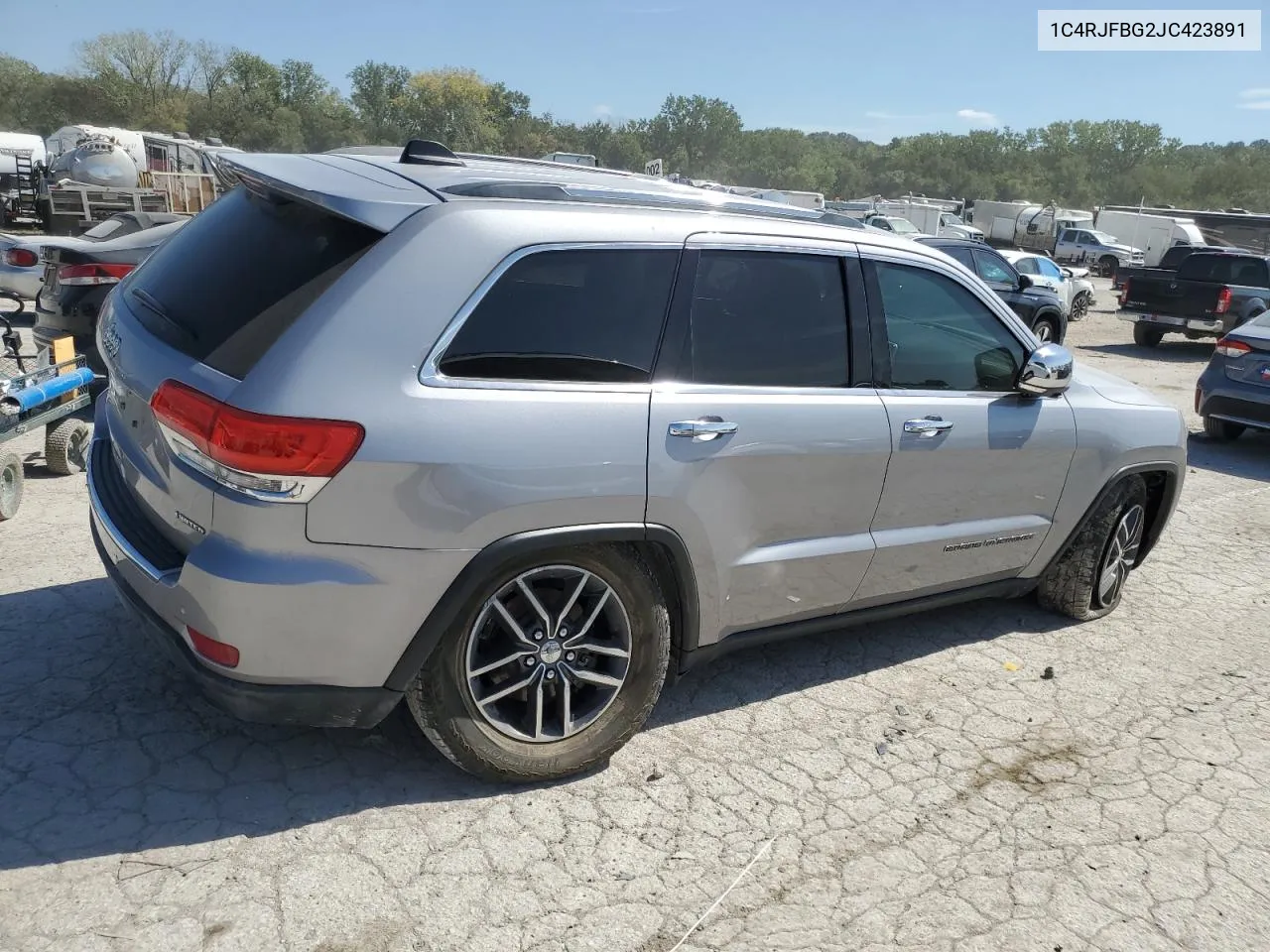 2018 Jeep Grand Cherokee Limited VIN: 1C4RJFBG2JC423891 Lot: 72205994