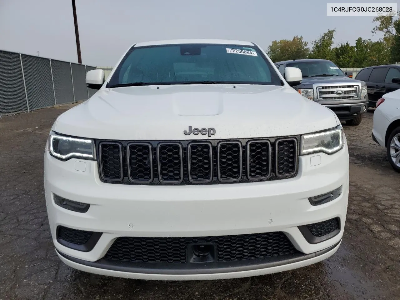 2018 Jeep Grand Cherokee Overland VIN: 1C4RJFCG0JC268028 Lot: 72230064