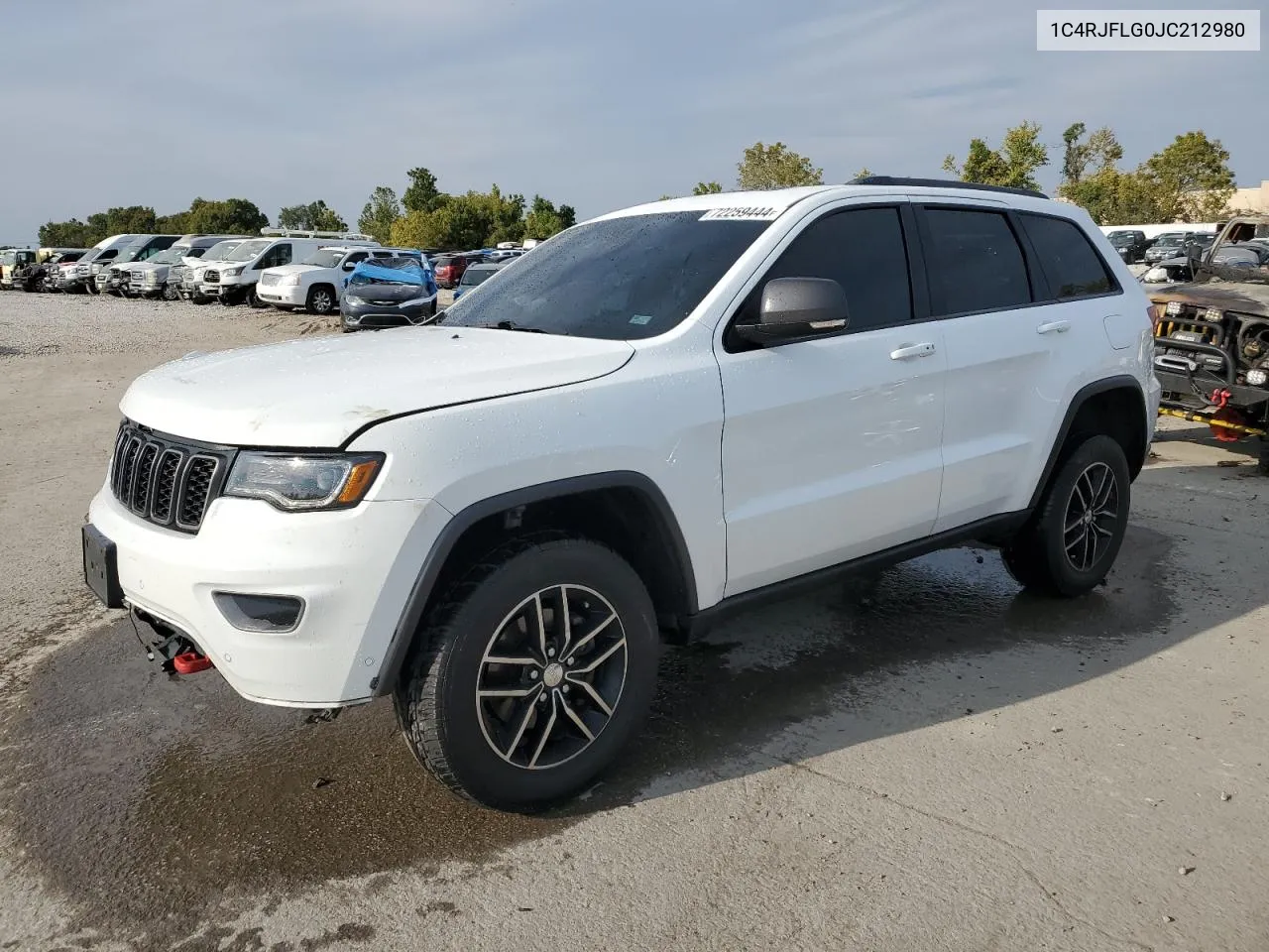 2018 Jeep Grand Cherokee Trailhawk VIN: 1C4RJFLG0JC212980 Lot: 72259444