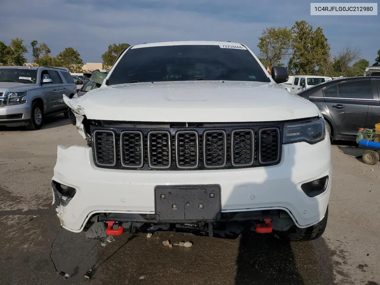 2018 Jeep Grand Cherokee Trailhawk VIN: 1C4RJFLG0JC212980 Lot: 72259444