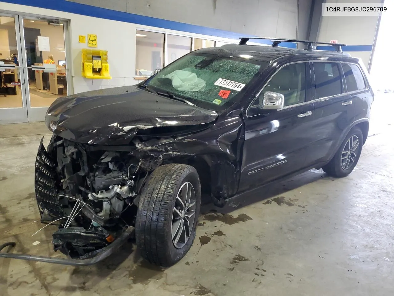 2018 Jeep Grand Cherokee Limited VIN: 1C4RJFBG8JC296709 Lot: 72312764