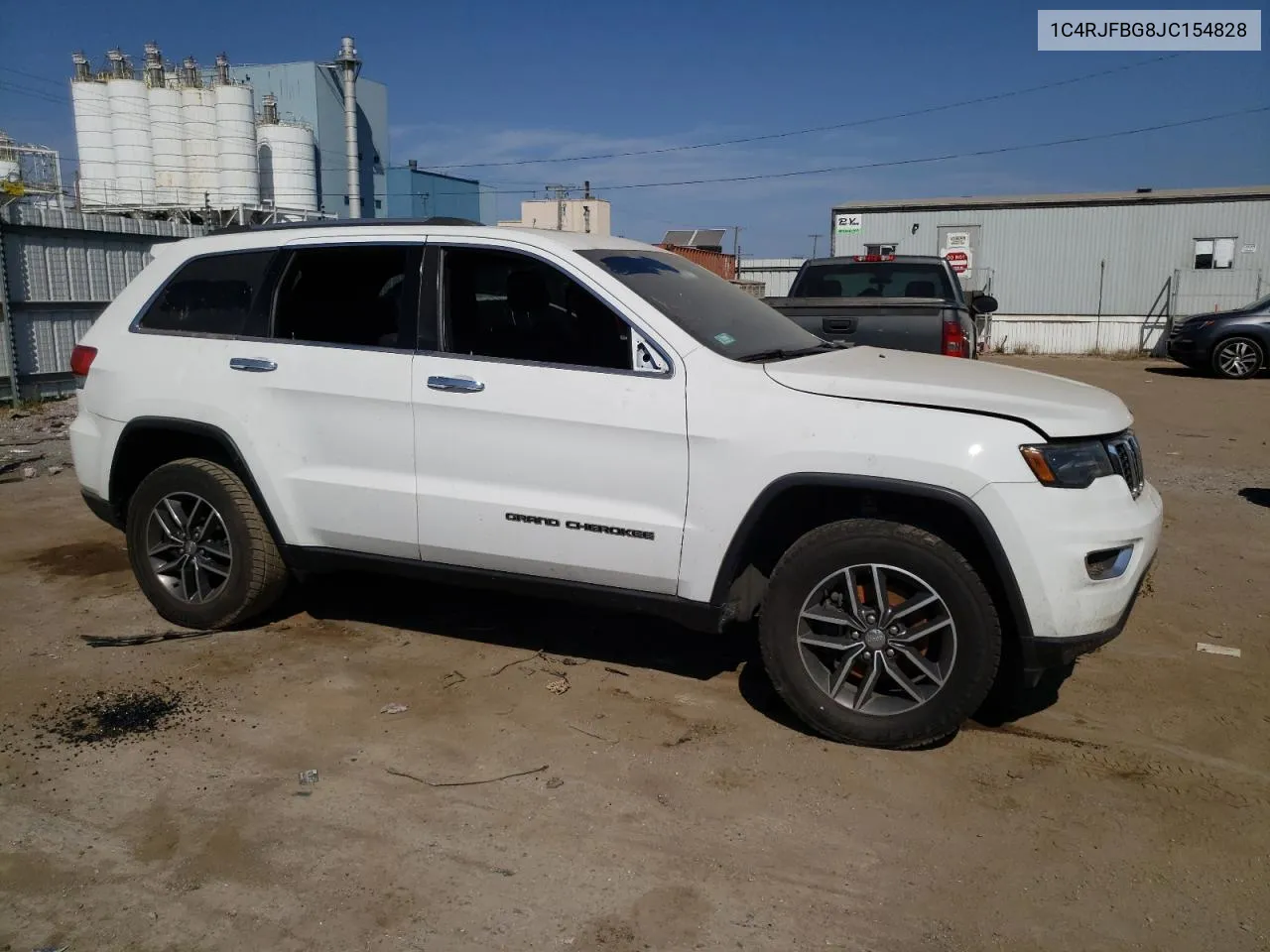 2018 Jeep Grand Cherokee Limited VIN: 1C4RJFBG8JC154828 Lot: 72344164