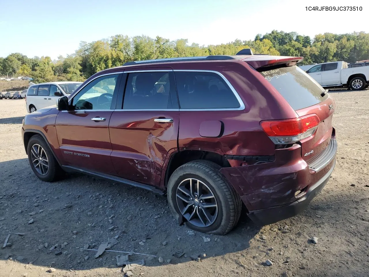 2018 Jeep Grand Cherokee Limited VIN: 1C4RJFBG9JC373510 Lot: 72365054