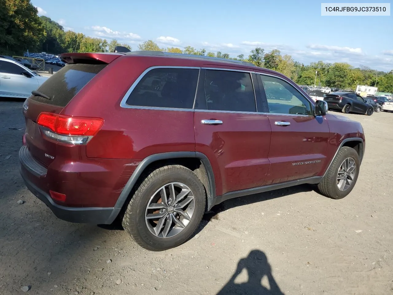 2018 Jeep Grand Cherokee Limited VIN: 1C4RJFBG9JC373510 Lot: 72365054