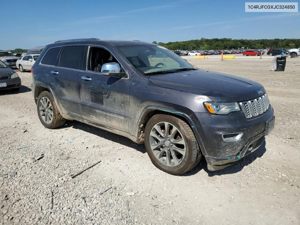 2018 Jeep Grand Cherokee Overland VIN: 1C4RJFCGXJC324850 Lot: 72379064