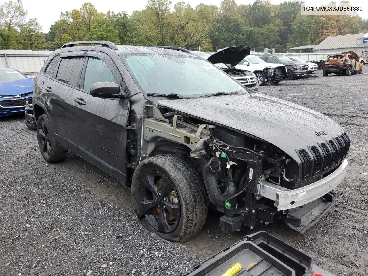 2018 Jeep Cherokee Latitude VIN: 1C4PJMCXXJD561330 Lot: 72380734