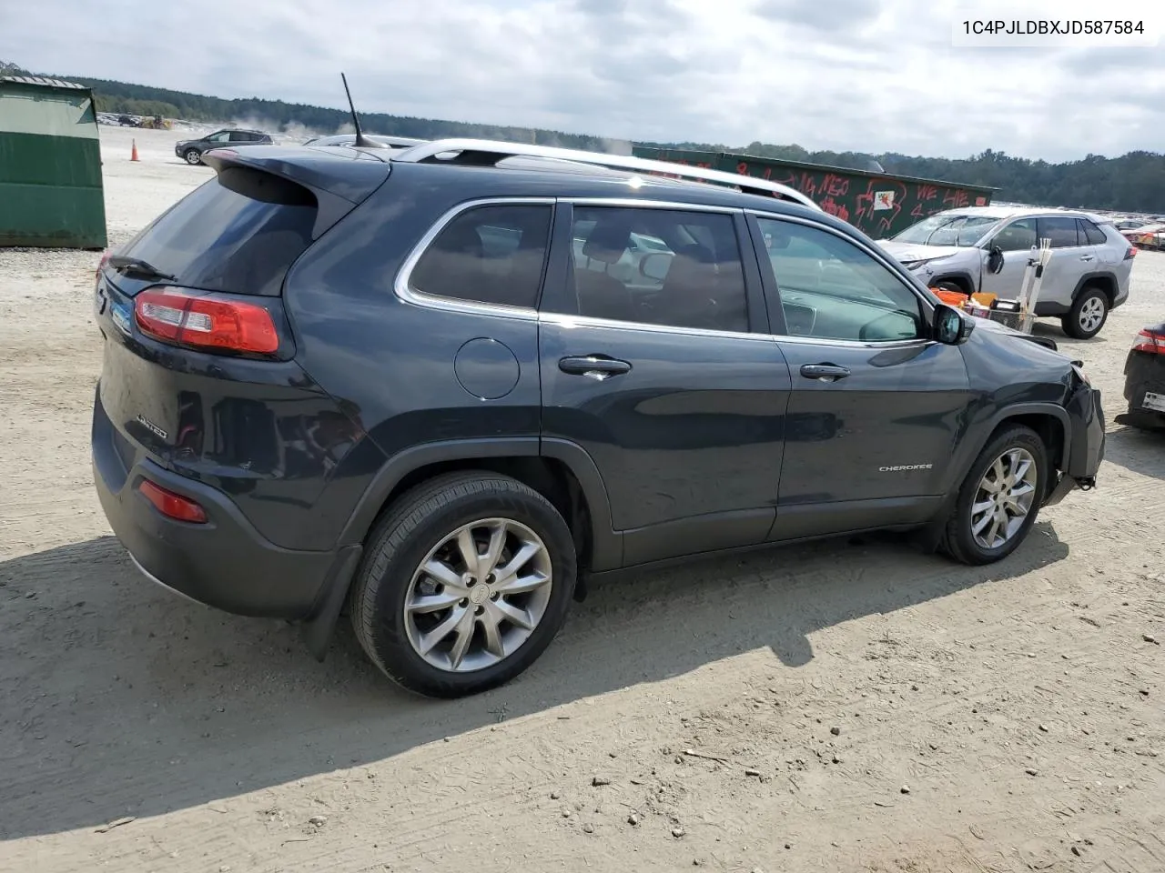 1C4PJLDBXJD587584 2018 Jeep Cherokee Limited